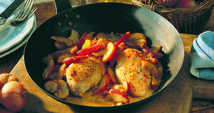 Chicken With Apples And Cider